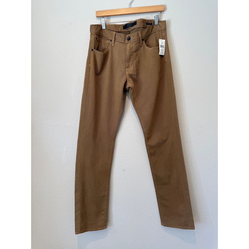 Agave Denim‎ Rocker Classic Taper Nomad Brown Cavalry Twill Pants Mens 33x35 NEW
